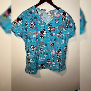 Disney Minnie Mouse Geek Chic scrub top‎